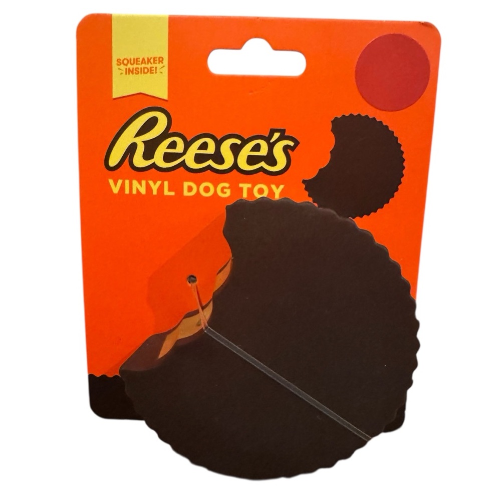 Reese’s Vinyl Dog Squeaker Toy